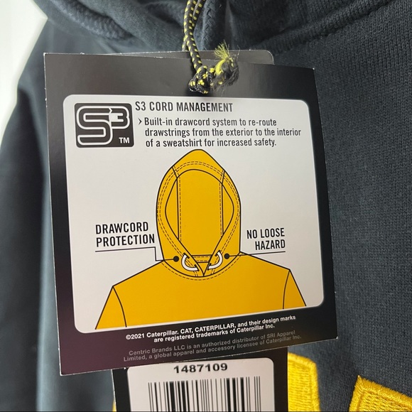 CAT Caterpillar Hoodie Size XXL - Picture 9 of 15